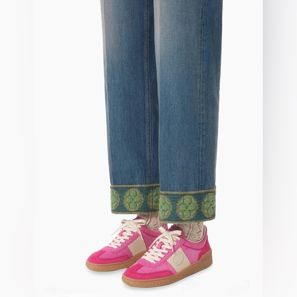 NIB [Valentino] Upvillage Crosta Sneakers In Cyclamen Pink Women's US 8 / EU 39 - Picture 4 of 15